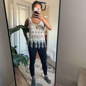 One of a kind crochet top